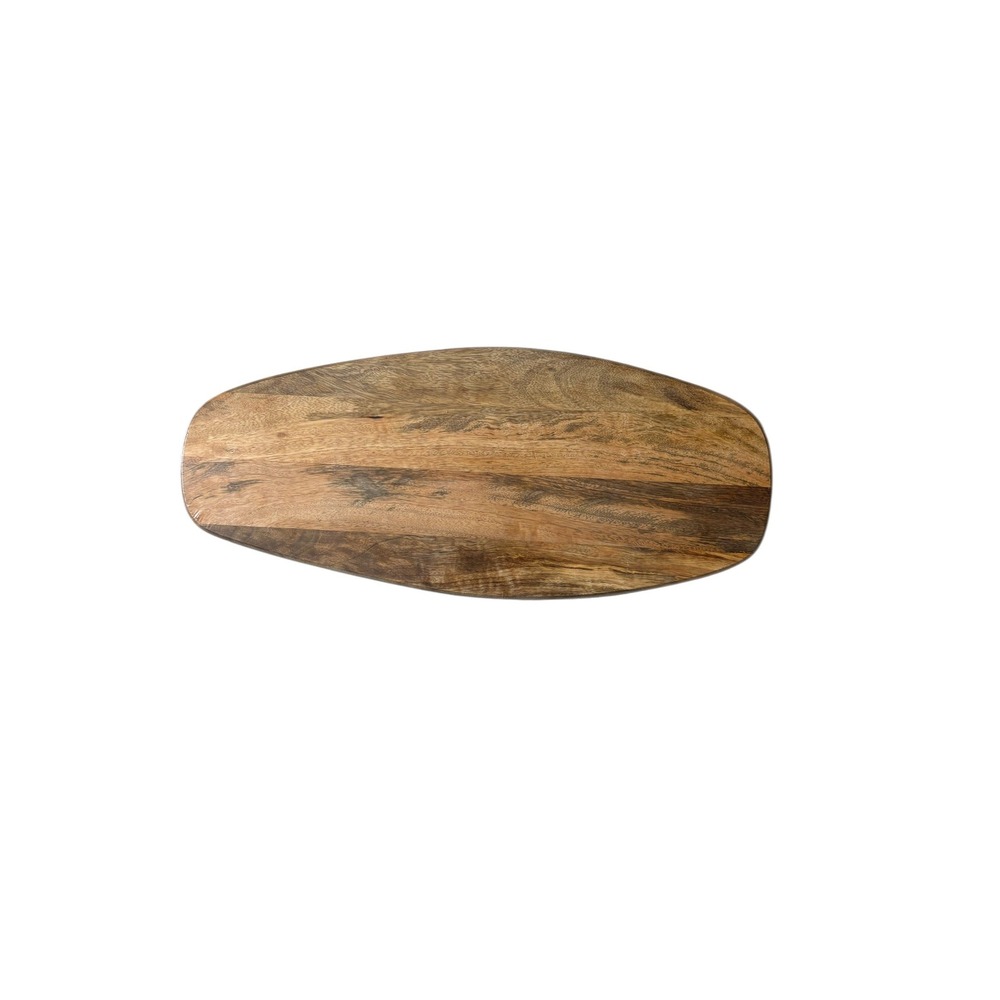 IKEA FASCINERA Cutting Board Acacia Wood 20.5x8.75 Oval Serving Tray NEW